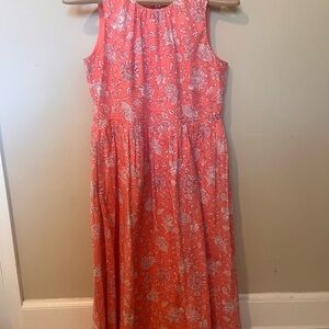 J. Crew Pink Floral Maxi Dress